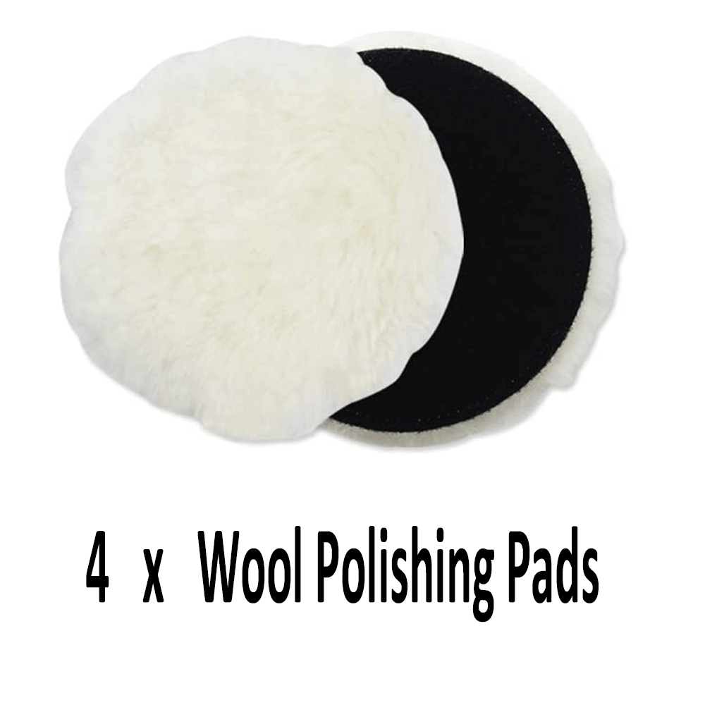 Shxx 7 Pcs 6 Inch Wool Polishing Pads Polishing Buffing Wheel For Drill  Buffer Attachment Polishing Pads Wool Polishing Pads Kits A1031-136